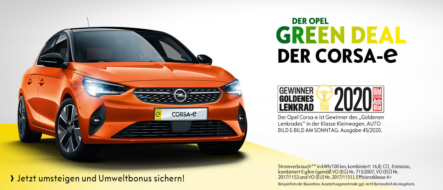 Opel Corsa-e - elektrisch, wendig, komfortabel - der Cityflitzer - Neuwagen im Autohaus Rau kaufen
