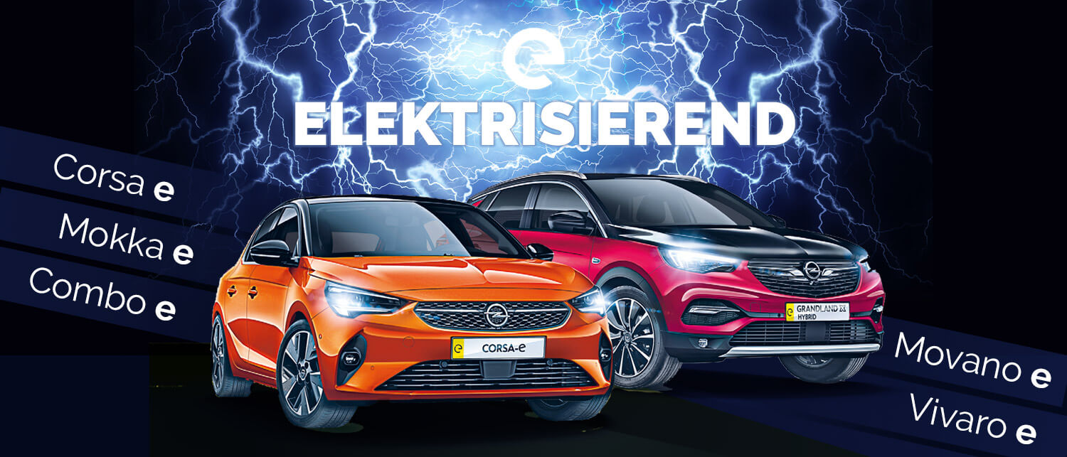 Opel elektrisiert - alle Opel Elektromodelle im Autohaus Rau in Büsum, Brundbüttel, Marne und Meldorf