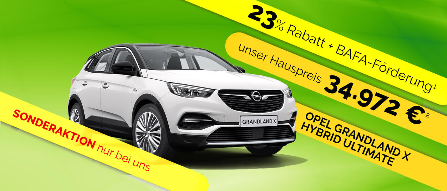Opel Grandland X Hybrid Ultimate - jetzt im Autohaus Rau in Brunsbüttel, Büsum, Meldorf und Marne kaufen - Neuwagen